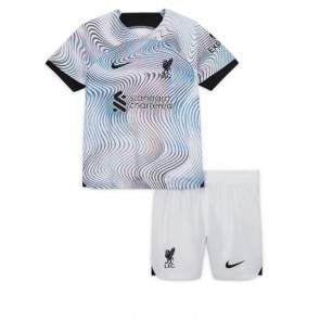 Liverpool kläder Barn 2022-23 Bortatröja Kortärmad (+ korta byxor)